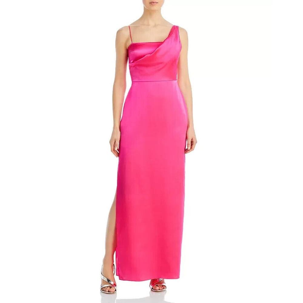 Amanda Uprichard Tesoro Silk Draped Gown Size Medium